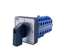 Interrupteur à cames LW26-20/6, montage sur panneau, conversion rotative, 5 positions, 24 bornes, vis, contact argenté, YMW26