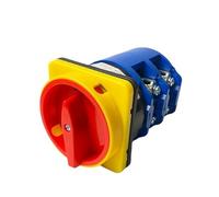 Interrupteur à cames LW26GS-160/04-3, cadenas, montage sur panneau, disjoncteur de transfert rotatif, 8 bornes, marche/arrêt, 2 pôles, 160 A, argent