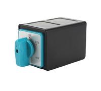 Interrupteur à cames rotatif 3 positions, 4 pôles, 16 vis, boîtier en fer, 20 A, démarreur électronique deux vitesses, HZ5D-20/4 M08C