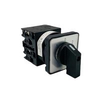 Interrupteur à cames rotatif 3 positions LW42-20A 690 V 12 bornes 3 pôles à commutation manuelle Sélecteur industriel YMW42