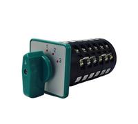 Interrupteur à cames rotatif 5 A 380 V, 3 positions, 6 pôles, 36 bornes, inverseur principal LW6-6