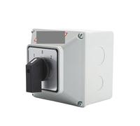 Interrupteur à cames rotatif à 3 positions, 2 phases, 8 vis, SZW26/LW26-32, 32 A, avec boîtier