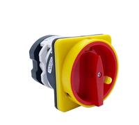 Interrupteur à cames rotatif bipolaire 20/25/32/50/75/125 A, série YMZ12, cadenas, commande de moteur hors tension, contact argent LW31(25 V)