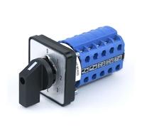 Interrupteur à cames rotatif LW26-20/0-5.5 - 20 A, 5 pôles, 660 V, montage sur panneau, 20 bornes(05.5 64x64mm)