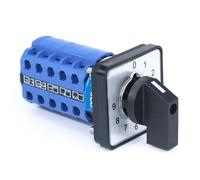 Interrupteur à cames rotatif SZW26-20 5 phases 20 A 660 V - Sélecteur 10 positions for montage sur panneau (64 x 64 mm et 48 x 48 mm)(09.5 48x48mm)