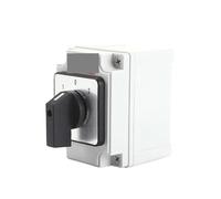 Interrupteur à cames rotatif SZW26/LW26-32/D202.2EF 32 A 3 positions 2 phases 8 vis avec boîtier