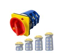 Interrupteur à cames universel à cadenas 160 A LW26GS-160, alimentation rotative, bouton marche/arrêt, isolation, commande principale(4P 16Terminals)
