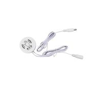 Interrupteur à capteur de mouvement en bois pénétrable, 25mm, 5V, 12V, 24V, balayage manuel, variateur tactile sans fil, for éclairage meubles, marche/arrêt(DC to DC White12-24V)