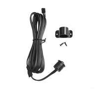 Interrupteur à capteur humain 5 A 12 V-24 V infrarouge pour éclairage d'armoire LED, distance de détection de 3 à 5 m, puissance 60 W/120 W, IP20, noir