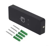 Interrupteur à capteur infrarouge sans contact, distance réglable et temporisation pour une meilleure commodité de l'utilisateur (noir, 115 x 40 mm)