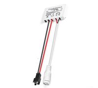 Interrupteur à capteur tactile 12 V 5 A 60 W pour miroir à bouton unique, contrôle d'intensité pour miroir de maquillage de salle de bain avec support en verre/acrylique de 1 à 5 mm (B)