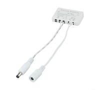 Interrupteur à capteur tactile 12 V 5 A 60 W pour miroir à bouton unique, contrôle d'intensité pour miroir de maquillage de salle de bain avec support en verre/acrylique de 1 à 5 mm (DC mâle et