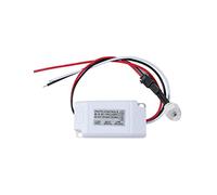 Interrupteur à cellule photo-électrique crépusculaire Mini pour lampes d'extérieur Interrupteur pour lampes illuminées IP44 DC12V 24V AC220V 25A 100W (12V)