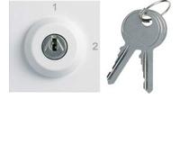 interrupteur - a clé - 2 positions - 2 modules - pure - hager gallery wxf615b