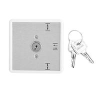 Interrupteur à clé à 3 positions pour porte automatique, système de sélection des fonctions de commande d’accès, modes automatiques ouvert/fermé normalement, avec 2 touches,