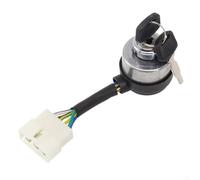 Interrupteur allumage avec 2 clés pour générateur de gaz 188F 2,5-6,5 kW, serrure de démarrage électrique à 6 fils de rechange pour XP10000EH XP12000E XP12000EH