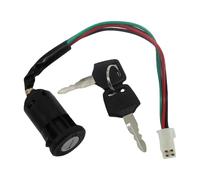 Interrupteur à clé d'allumage - Serrure de démarrage scellée à quatre fils - Bloc d'alimentation de voiture - Remplacement résistant aux intempéries - Solution de démarrage durable pour VTT, voiture