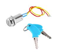 Interrupteur allumage Universel, 2 Fils, avec Clé ON OFF Start, pour Démarrage du Moteur