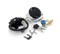 Interrupteur à clé de Contact Bouchon De Réservoir Carburant Moto avec Contacteur D'allumage Et 2 Clés pour Suzuki GSXR600 2004-2005 2008-2015 2014 2013 2012 2011 2010 2009