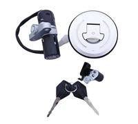 Interrupteur à clé de Contact Bouchon De Réservoir Carburant Moto avec Interrupteur D'allumage Et 2 Clés pour CFMOTO CF125-3 CF125-3/3A CF125 2015-2020 2019 2018 2017 2016