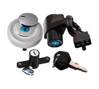 Interrupteur à clé de Contact Bouchon De Réservoir Carburant Moto avec Interrupteur D'allumage Et 2 Clés pour Kawasaki Classic VN900 2006-2013 2012 2011 2010 2009 2008 2007