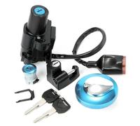Interrupteur à clé de Contact Bouchon De Réservoir Carburant, Serrure Siège Casque avec 2 Clés pour H-Onda CB400 CB400SS CB 400 SS Interrupteur D'allumage Moto Remplacement