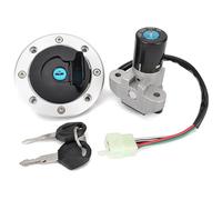 Interrupteur à clé de Contact Bouchon De Réservoir Carburant Verrouillable pour Moto avec 2 Clés pour Suzuki GSX750 1989-1997 RF400 GK78A 1993-1997 1996 1995 1994