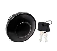 Interrupteur à clé de Contact Bouchon De Réservoir D'essence Moto avec 2 Clés pour Harley Sportster XL 883 1200 XL883 1995-2003 2002 2001 2000 1999 1998 1997 1996(Fuel Cap Silver)