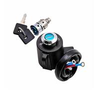 Interrupteur à clé de Contact Bouchon De Réservoir D'essence Moto avec 2 Clés pour Harley Sportster XL 883 1200 XL883 1995-2003 2002 2001 2000 1999 1998 1997 1996(Ignition Switch)