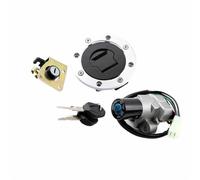 Interrupteur à clé de Contact Interrupteur D'allumage Moto, Bouchon De Réservoir, Antivol Direction + 2 Clés pour Suzuki RF400 GK78A RF600 GN76A 1993-1997 1996 1995 1994