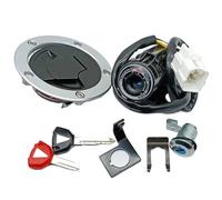 Interrupteur à clé de Contact Interrupteur D'allumage Moto, Couvercle De Réservoir D'essence avec 2 Clés pour Kawasaki ZX1000 pour Ninja 1000 2018-2019 27048-5099 27005-0608