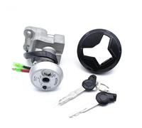 Interrupteur à clé de Contact Interrupteur D'allumage Moto, Couvercle De Réservoir D'essence avec 2 Clés pour Y-AMAHA NMAX155 2015-2019 2018 2017 2016