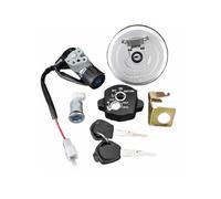 Interrupteur à clé de Contact Kit Antivol De Direction pour Bouchon Réservoir Carburant Et Contacteur D'allumage Moto + 2 Clés pour H-Onda CBR125RF 2016, CBR125RT 2012-2016