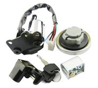 Interrupteur à clé de Contact Serrure De Bouchon Réservoir D'essence pour Moto avec 2 Clés pour H-Onda VT600 1988 1989 1990 1991 1992 1993 1994 1995 1996 1997 1998 1999-2008