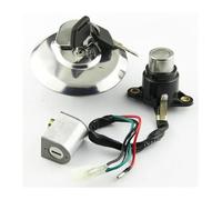 Interrupteur À Clé De Moto pour CM125 1987-1999 Moto Interrupteur D'allumage Accessoires Démarreur Réservoir Carburant Bouchon Couvercle Siège Serrure Ensemble Kit