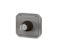 Interrupteur à clé - LEGRAND - Ronis n°455 - Étanche Plexo IP55 - 2 contacts NO - 3A 250V