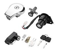 Interrupteur à clé Yctze pour 535 Virago 96 Virago 1100 allumage et Bouchon de gaz Serrure d'allumage Serrure de siège Serrure de Bouchon de gaz Serrure de commutateur d'allumage Verrou de Bouchon d