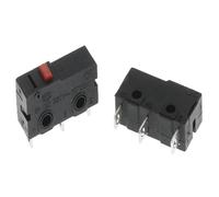 Interrupteur à contact en cuivre 5 A 125/250 V, interrupteur de fin de course sans contact, 2/3 broches, tige à rouleau, interrupteur à bouton rapide(Without Lever No-Nc,10PCS)