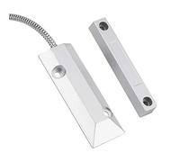 Interrupteur à Contact magnétique, Contact pour fenêtre Interrupteur magnétique pour détecteur de capteur Filaire pour la sécurité des alarmes dans Le Garage de la Maison