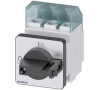 Interrupteur à coupure en charge noir 16 mm² 25 A Siemens 3LD21220TK11
