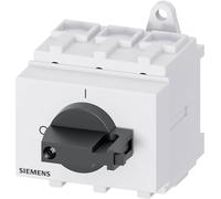 Interrupteur à coupure en charge; noir 3 pôles 35 mm² 63 A 690 V/AC Siemens 3LD25300TK11