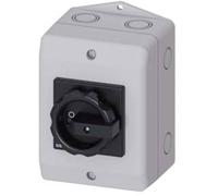 Interrupteur à coupure en charge; noir 3 pôles 6 mm² 16 A 1 NO (T), 1 NF (R) 690 V/AC Siemens 3LD20641GP51