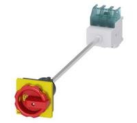 Siemens Interrupteur à coupure en charge 3LD22130TK53 3 pôles 32 A 690 V/AC rouge/jaune 16 mm²