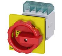 Interrupteur à coupure en charge; rouge, jaune 3 pôles 6 mm² 16 A 690 V/AC Siemens 3LD20540TK53