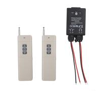 Interrupteur à distance sans fil certifié IP65 30 A pour systèmes de ventilation et d'alarme d'éclairage 12-80 V CC avec 433 MHz RF et longue portée (B)