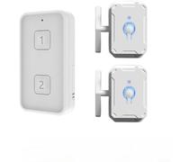 Interrupteur à distance sans fil - Pas de câblage nécessaire - Contrôle intelligent RF433 pour éclairage domestique - Design compact avec installation facile - Fonctionne avec les interrupteurs blancs