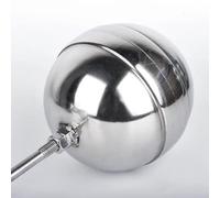 Interrupteur à flotteur à bille en acier inoxydable M6, 1 pièce - Boule à flotteur en acier inoxydable 304 for le contrôle du niveau d'eau (diamètre 50 mm à 150 mm)(73mm)