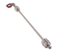 Interrupteur à flotteur à double boule en acier inoxydable pour capteur de niveau d'eau liquide - Contrôle du réservoir de piscine, options de longueur 100-500 mm, compatible AC 12 V-220 V (350 mm)