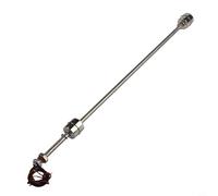 Interrupteur à flotteur à double boule en acier inoxydable pour capteur de niveau d'eau liquide - Contrôle du réservoir de piscine, options de longueur 100-500 mm, compatible AC 12 V-220 V (450 mm)