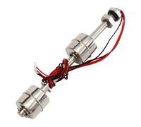 Interrupteur à flotteur à double boule en acier inoxydable pour contrôle du niveau d'eau dans les réservoirs, piscines, aquariums et applications industrielles - Réglage de 100 mm à 500 mm (300 mm)